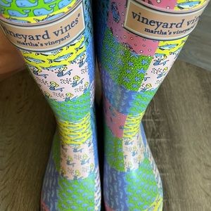 Vineyard Vines Rain Boots Size 9